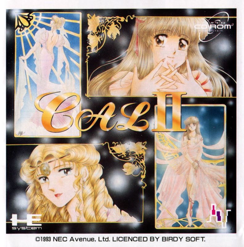 CAL II box art for PC Engine CD